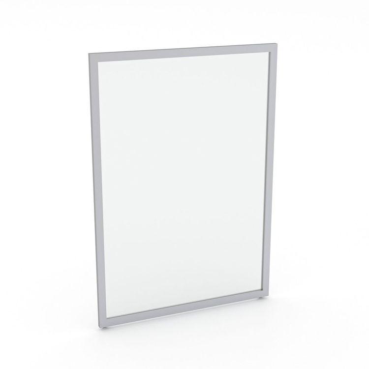 Silver Sliding Cubicle Door