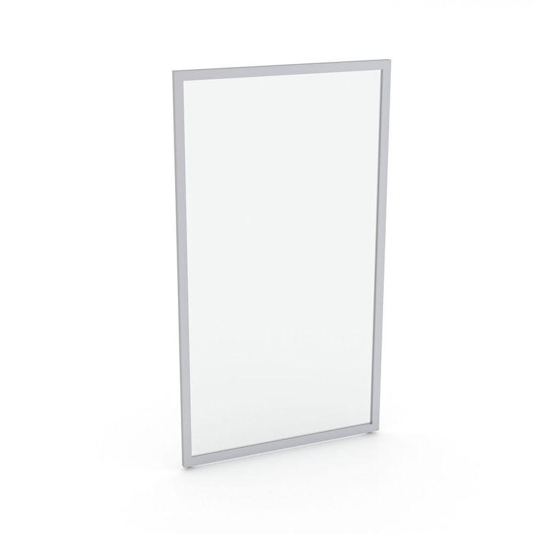 Silver Sliding Cubicle Door