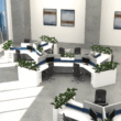 Planters Scene Render - 04